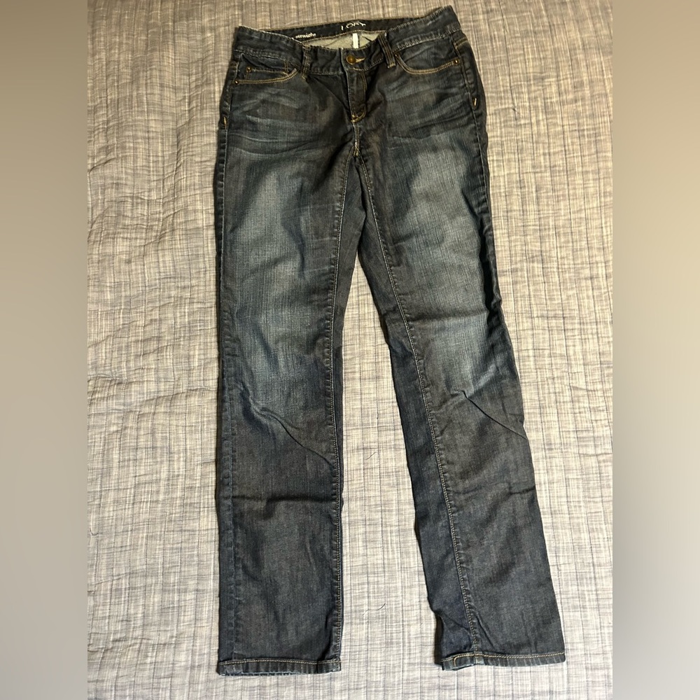 LOFT women’s curvy jeans size 2.